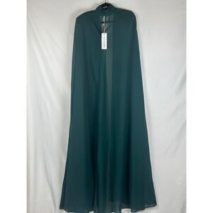 Rebecca Vallance Anika Cape – Forest Green Unreleased Designer Sample Size 4 NWT